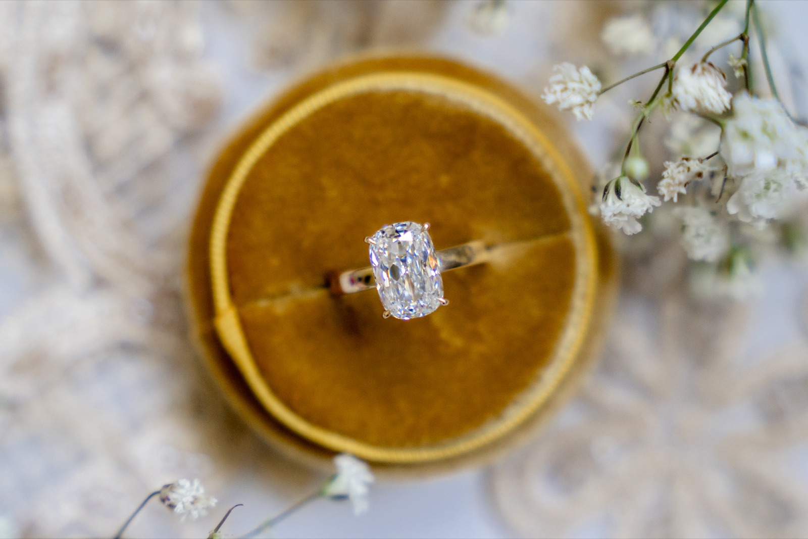 Lab-grown diamond custom ring