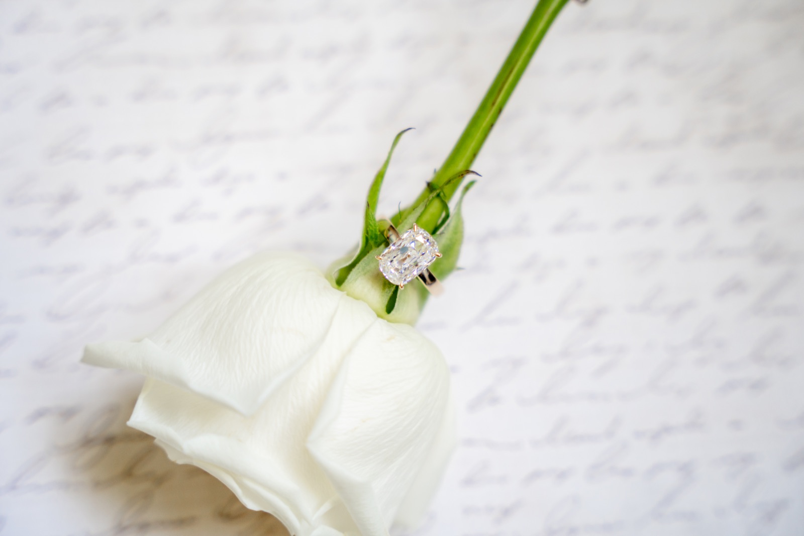 Handcrafted engagement ring by Hello Forever Rings