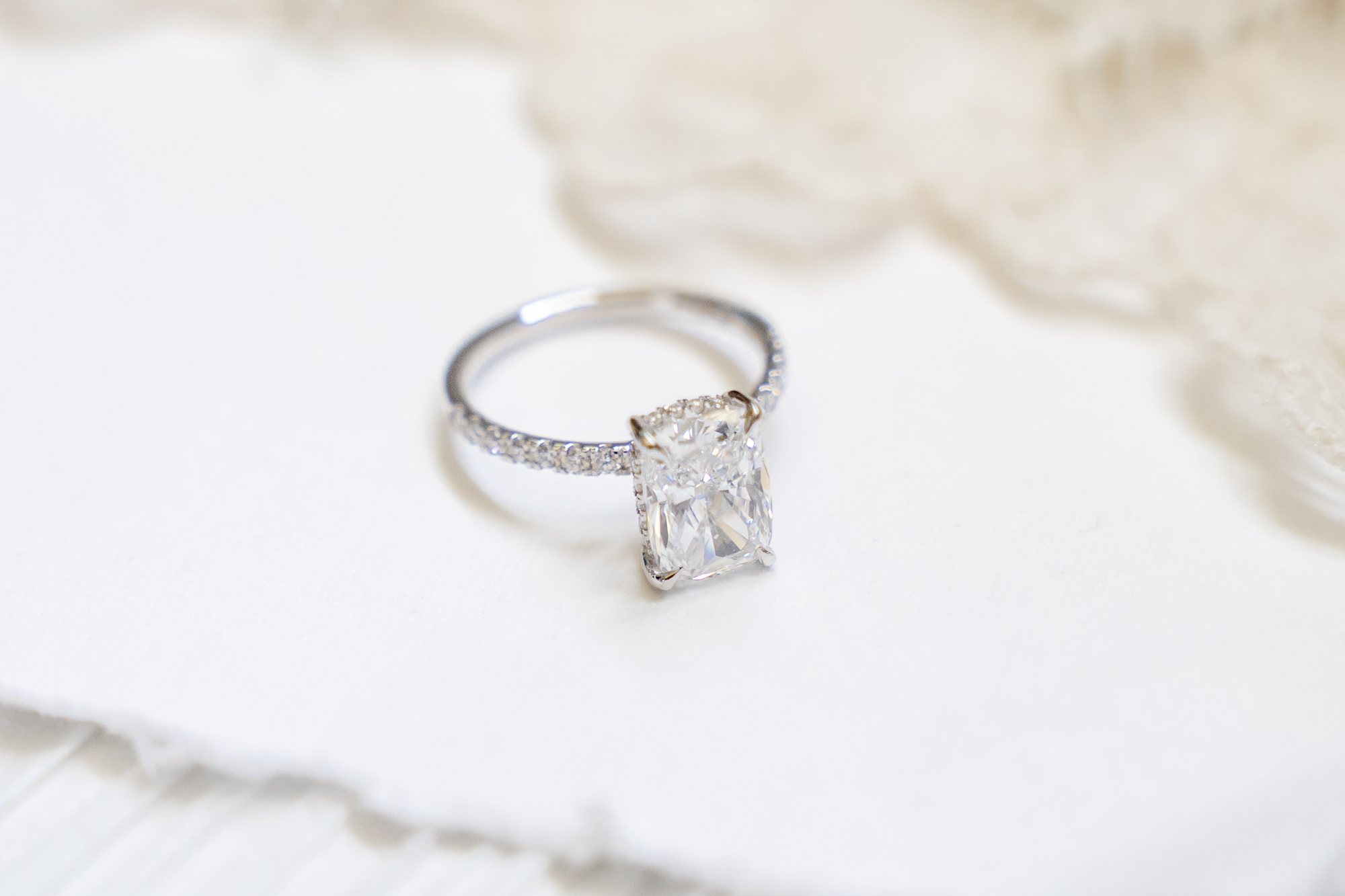 Lab-grown diamond custom ring