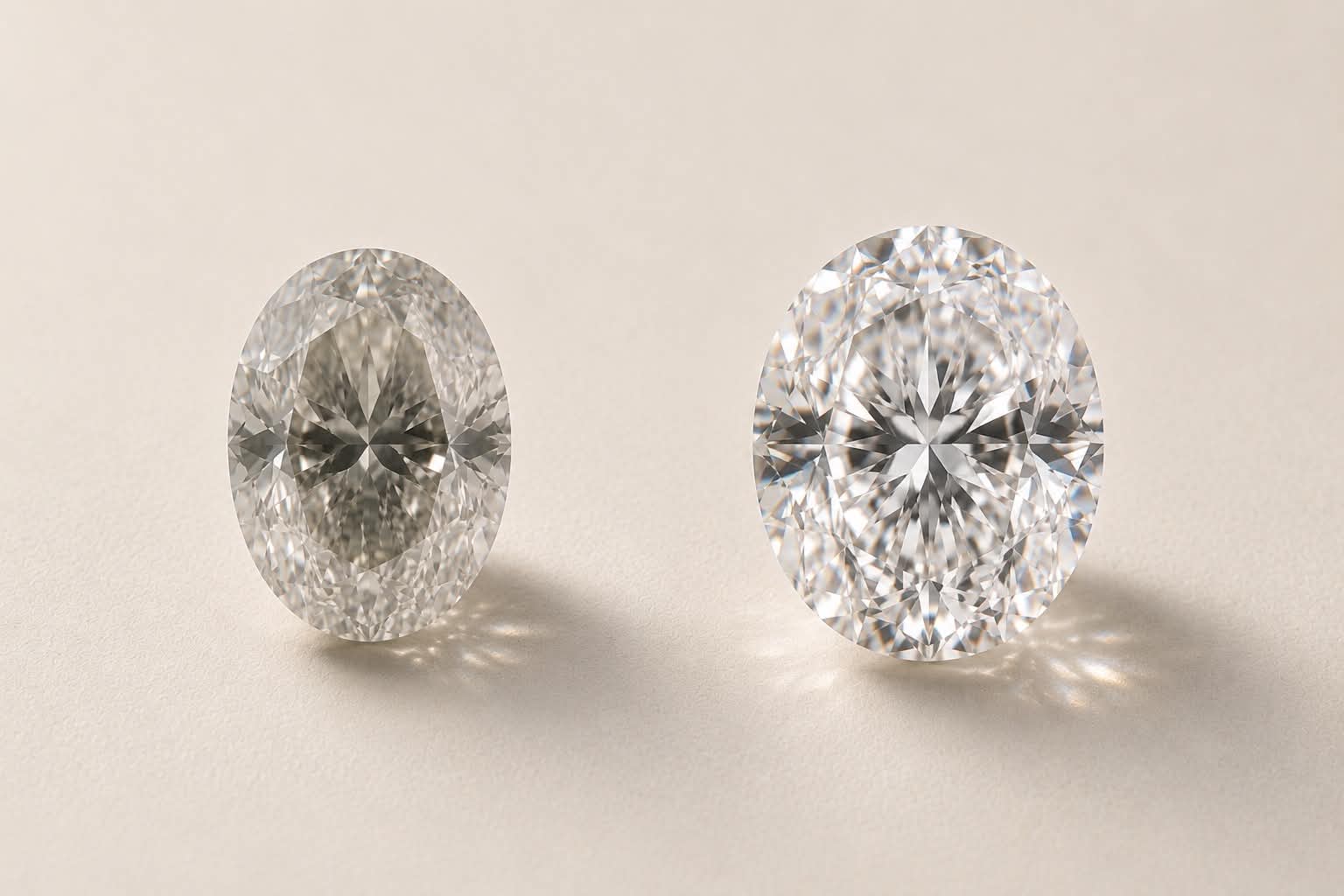 Diamond proportions comparison