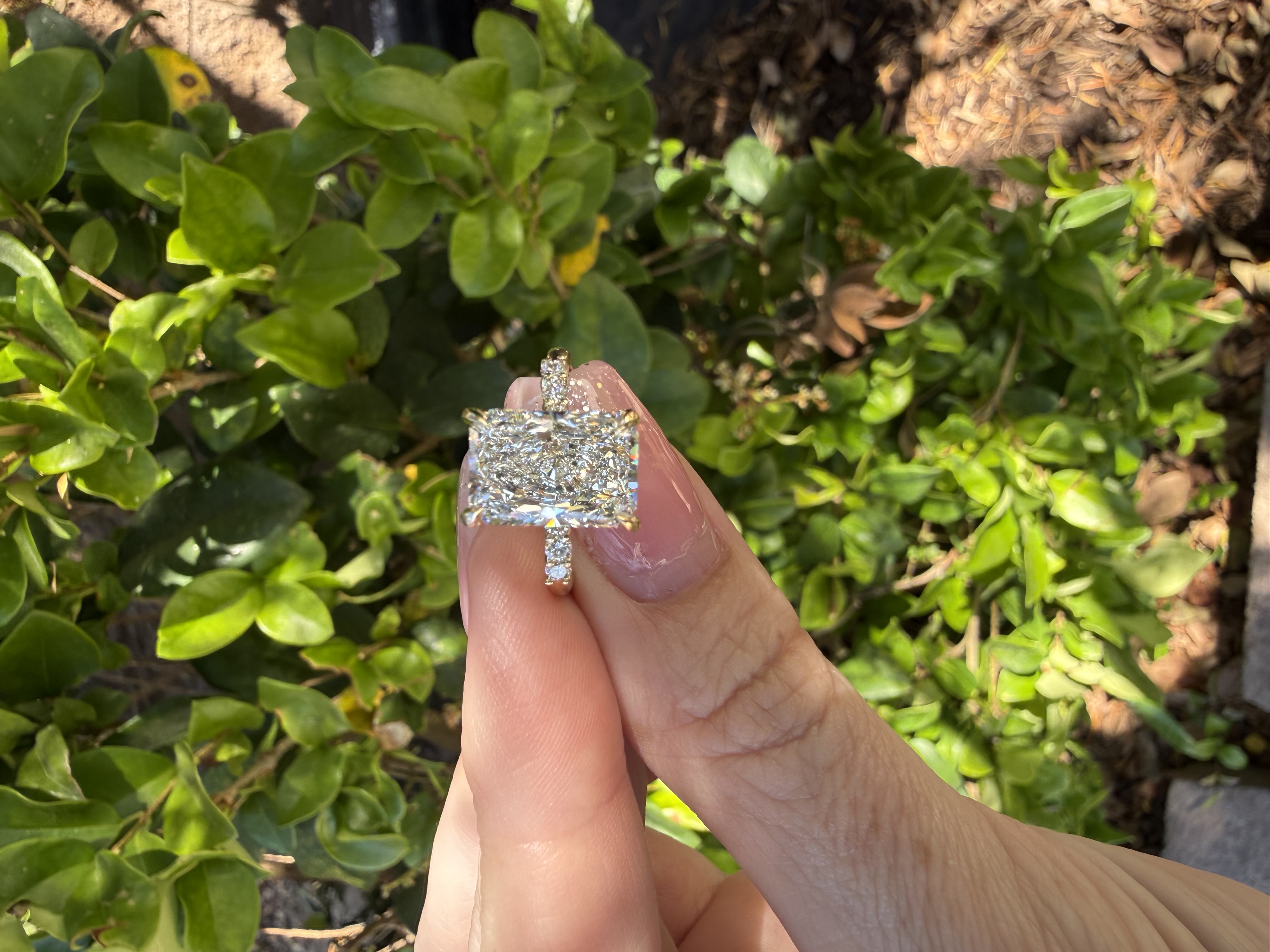 Lab-grown diamond custom ring