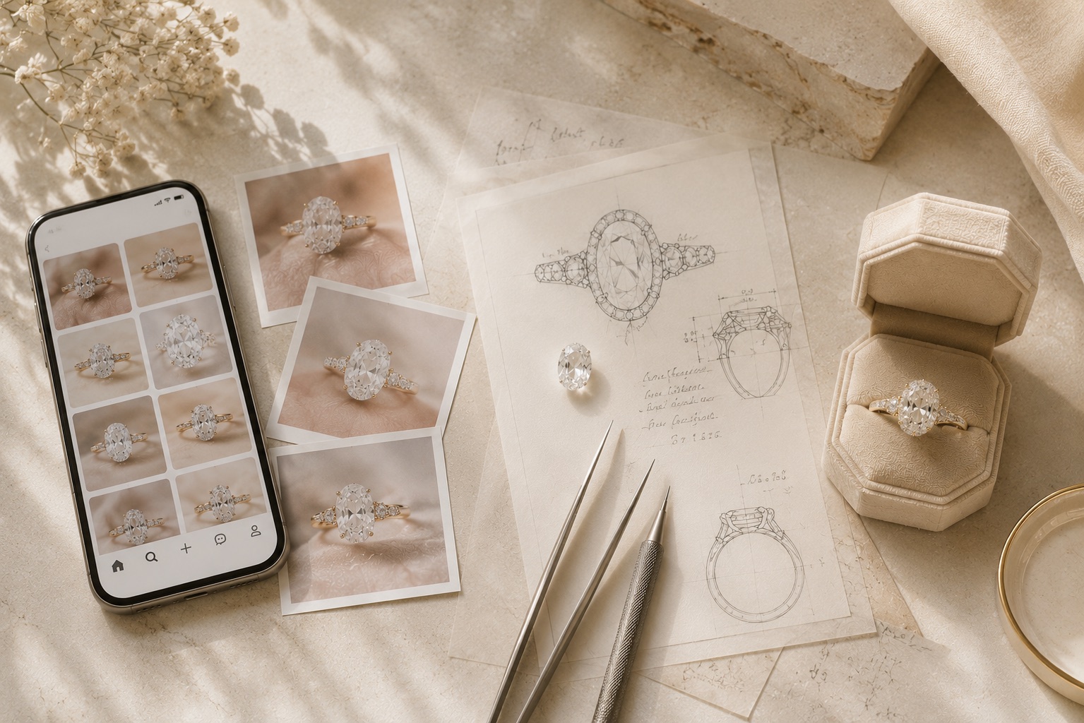 Start your custom ring design with Hello Forever Rings